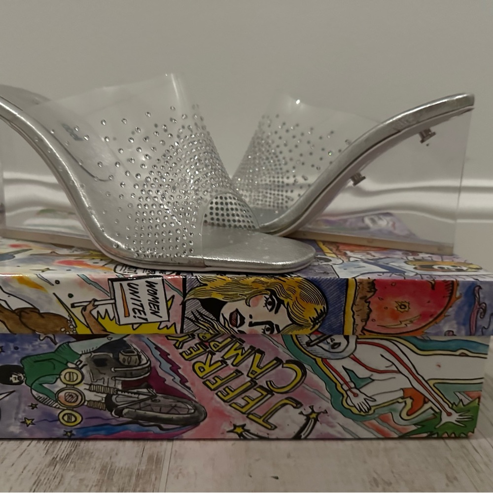 Jeffrey Campbell Bling Slide Size 8